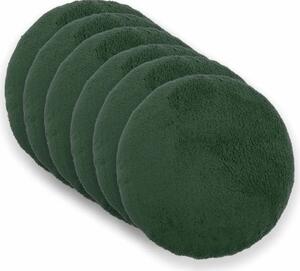 Presvlaka za jastuk 6 pcs HEERLEN Tamnozelena Ø 40 cm Bouclé - Tamnozelena Ø 40 cm 6