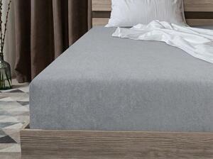 Flis napeta plahta MOLTON siva 90 x 200 cm