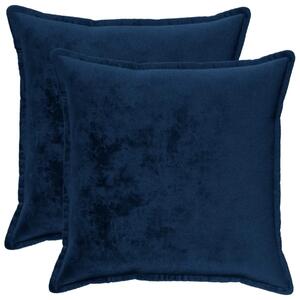 Presvlaka za jastuk 2 pcs HOUTEN Mornarsko plava 60 x 60 cm - Modra 60 x 60 cm 2
