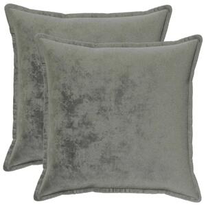 Presvlaka za jastuk 2 pcs HOUTEN Tamnosiva 60 x 60 cm Flanel - Tamnosiva 60 x 60 cm 2