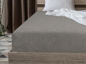 Frotir plahta MOLTON tamno siva 90 x 200 cm