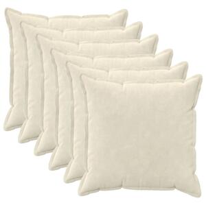 Presvlaka za jastuk 6 pcs HOUTEN Krem 55 x 55 cm - Krem 55 x 55 cm 6
