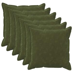 Presvlaka za jastuk 6 pcs HOUTEN Zelena 55 x 55 cm - Zelena 55 x 55 cm 6