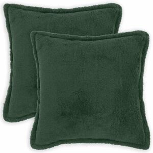 Presvlaka za jastuk 2 pcs HOUTEN Tamnozelena 60 x 60 cm Bouclé - Tamnozelena 60 x 60 cm 2