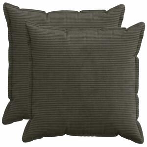Presvlaka za jastuk 2 kom. HOUTEN Antracit 65 x 65 cm Kord - Antracit 65 x 65 cm 2