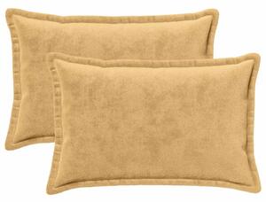 Presvlaka za jastuk 2 pcs HOUTEN Sivosmeđa 50 x 80 cm Flanel - Sivosmeđa 50 x 80 cm 2
