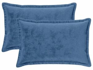 Presvlaka za jastuk 2 pcs HOUTEN Svjetloplava 50 x 80 cm Flanel - Svjetloplava 50 x 80 cm 2