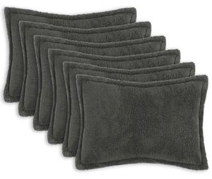 Presvlaka za jastuk 6 pcs HOUTEN Tamnosiva 50 x 70 cm Bouclé - Tamnosiva 50 x 70 cm 6