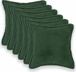 Presvlaka za jastuk 6 pcs HOUTEN Tamnozelena 30 x 30 cm Bouclé - Tamnozelena 30 x 30 cm 6