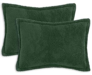 Presvlaka za jastuk 2 pcs HOUTEN Tamnozelena 50 x 80 cm Bouclé - Tamnozelena 50 x 80 cm 2