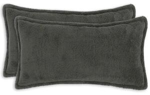 Presvlaka za jastuk 2 pcs HOUTEN Tamnosiva 40 x 70 cm Bouclé - Tamnosiva 40 x 70 cm 2