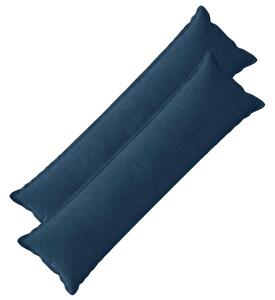 Presvlaka za jastuk 2 kom. HOUTEN Mornarsko plava 40 x 145 cm - Modra 40 x 145 cm 2