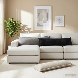 Presvlaka za jastuk 2 kom. HOUTEN Antracit 40 x 145 cm - Antracit 40 x 145 cm 2