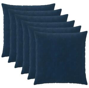 Presvlaka za jastuk 6 pcs HEERLEN Plava 55 x 55 cm - Plava 55 x 55 cm 6