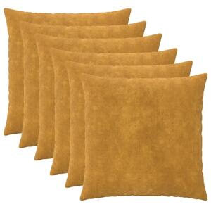 Presvlaka za jastuk 6 pcs HEERLEN Žuta 55 x 55 cm - Žuta 55 x 55 cm 6