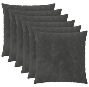 Presvlaka za jastuk 6 pcs HEERLEN Antracit 55 x 55 cm - Antracit 55 x 55 cm 6