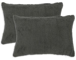Presvlaka za jastuk 2 pcs HEERLEN Tamnosiva 40 x 60 cm Bouclé - Tamnosiva 40 x 60 cm 2