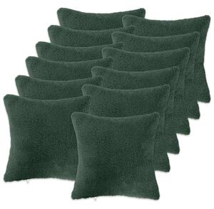 Presvlaka za jastuk 12 pcs HEERLEN Tamnozelena 40 x 40 cm - Tamnozelena 40 x 40 cm 12