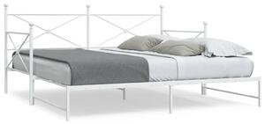 Krevet na rasklapanje bez madraca bijeli 107x203 cm čelik - Bijela / 107 x 203 cm