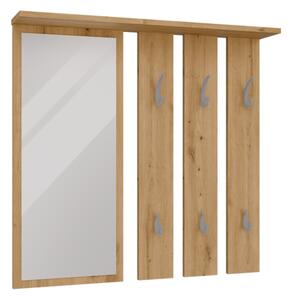 Zondo.hr Panel za vješanje Oasis 1 (hrast artisan) (s ogledalom). Akcija -21%. 1132562