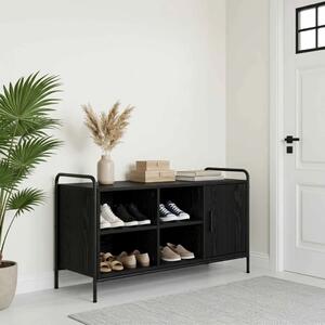 Ormar za cipele 100 x 39 5 x 55 5 cm Konstruirano drvo - Crni hrast