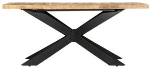 VidaXL Blagovaonski stol od masivnog grubog drva manga 180x90x76 cm