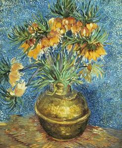 Vincent van Gogh - Reprodukcija umjetnosti Crown Imperial Fritillaries in a Copper Vase, 1886, (35 x 40 cm)