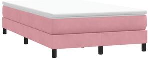 Box Spring krevet bez madraca ružičasti 120x210 cm samt - Ružičasti / 120 x 210 cm