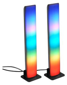 SET 2x LED RGB Prigušiva stolna lampa LED/5W/5V + daljinski upravljač