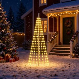 Božićno svjetlo za drvce sa šiljcima 270 LED lampica - 180 cm