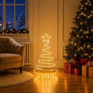 LED svjetleći ukras božićno drvce LOVIISA 100 LED lampica - Topla bijela