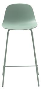 Svjetlo zelena plastična barska stolica 92,5 cm Whitby - Unique Furniture
