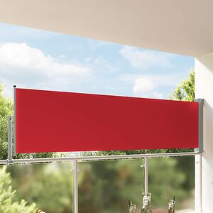 Uvlačiva bočna tenda za terasu 100 x 300 cm crvena - Crvena / 100 x 300 cm