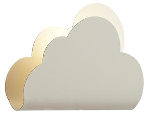 Dječja zidna svjetiljka bež oblak sa suncem - Cloudy