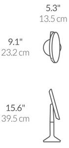 Kozmetičko ogledalo s osvjetljenjem/povećavajuće (5x) ø 20 cm Sensor Trio – simplehuman
