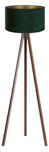 Brilagi - Podna lampa VELVET 1xE27/60W/230V wenge/zelena