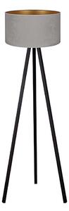 Brilagi - Podna lampa VELVET 1xE27/60W/230V crna/siva