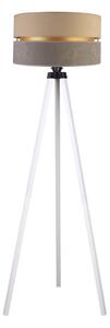 Duolla - Podna lampa DUO 1xE27/60W/230V pr. 44 cm bež/siva/bijela