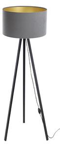 Podna lampa STANDART 1xE27/60W/230V siva/crna
