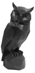 Figurica sove od crnog poliresina Owl - PT LIVING