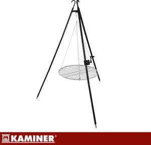 KAMINER vrtni tripod roštilj s inox rešetkom 70 cm
