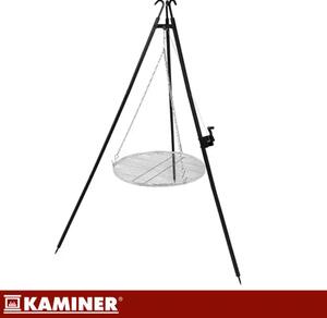 KAMINER vrtni tripod roštilj s inox rešetkom 70 cm