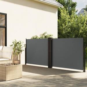 Bočna tenda na uvlačenje antracit 140 x 1200 cm - Antracitno siva / 140 x 1200 cm