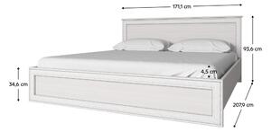 Zondo Bračni krevet 160 cm Tanya Tip 10 (podnica od lamela) . 794571