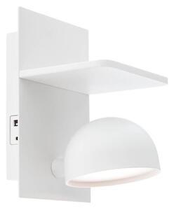 Redo 01-3491 - LED Zidna reflektorska svjetiljka SEIBI LED/7W/230V USB CRI 90 bijela