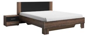Krevet Austin A111Bračni, Smeđa, 180x200, Laminirani iveral, 186x205x85cm