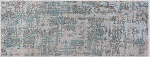 Sivi/tirkizni pamučni set tepiha za stepenice 16 kom 25x65 cm Milano Mavi – Vitaus