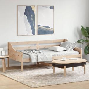 Dnevni krevet bez madraca 90 x 200 cm od masivne borovine - Smeđa / 90 x 200 cm