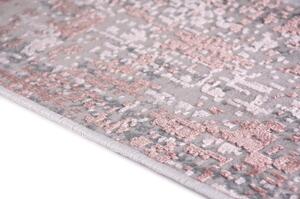 Ružičasti/sivi pamučni set tepiha za stepenice 16 kom 25x65 cm Milano Pembe – Vitaus