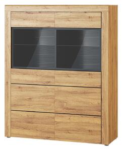Zondo.hr Vitrina Kogro 15 (hrast camargue + crna mat). Akcija -20%. 1068152